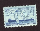 Scott #1069 Great Lakes Soo Locks Single Stamp - MNH