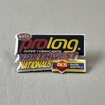 Vintage NHRA Northwest Nationals Lapel Hat Pin Prolong Super Lubricants