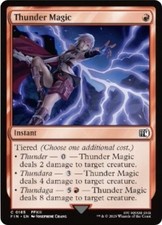 Thunder Magic - Light Play MTG Universes Beyond: FINAL FANTASY