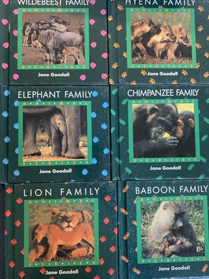 JANE GOODALL ANIMAL SERIES LOT OF 6 HARDCOVER BOOKS  By Shell Retailer EUC