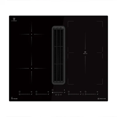 KKT KOLBE Downdraft Dunstabzug Induktionskochfeld Autark 60cm Flex-Zone Booster