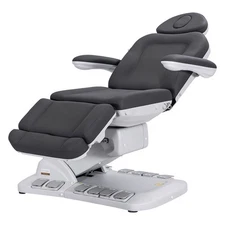 Gianna Electric Spa Treatment Table 4 Motors Massage Bed with Foot Pedals, Grey