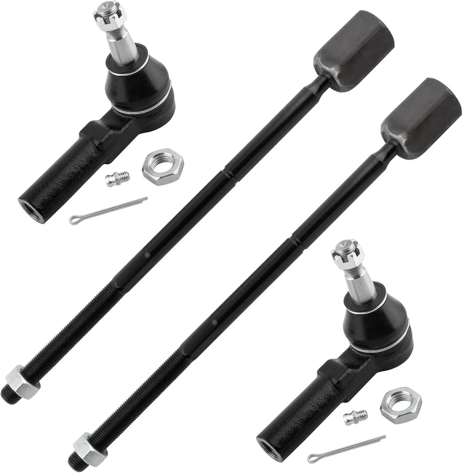 4x Front Inner & Outer Tie Rod Ends for 96-2007 Ford Taurus Mercury Sable 96-05 - Image 2 of 4