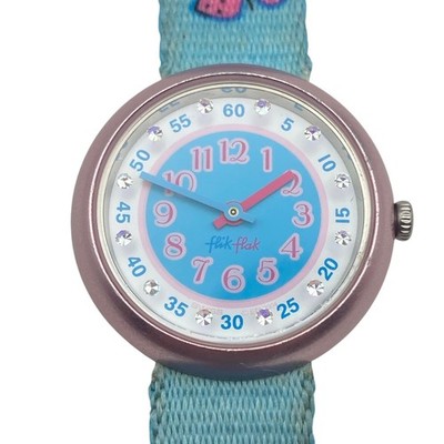 Flik-Flak Swiss Made Youth Girls Butterfly Watch 29mm - New Battery WR Adjustabl