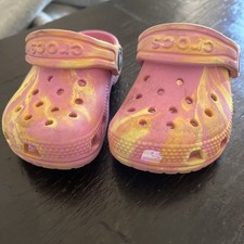 Crocs Girls Sz 6 Rainbow Sandals