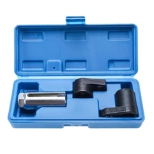 KUNTEC 3Pcs Automotive Oxygen Sensor Socket Set 1/2" and 3/8" Drive 7/8"... 