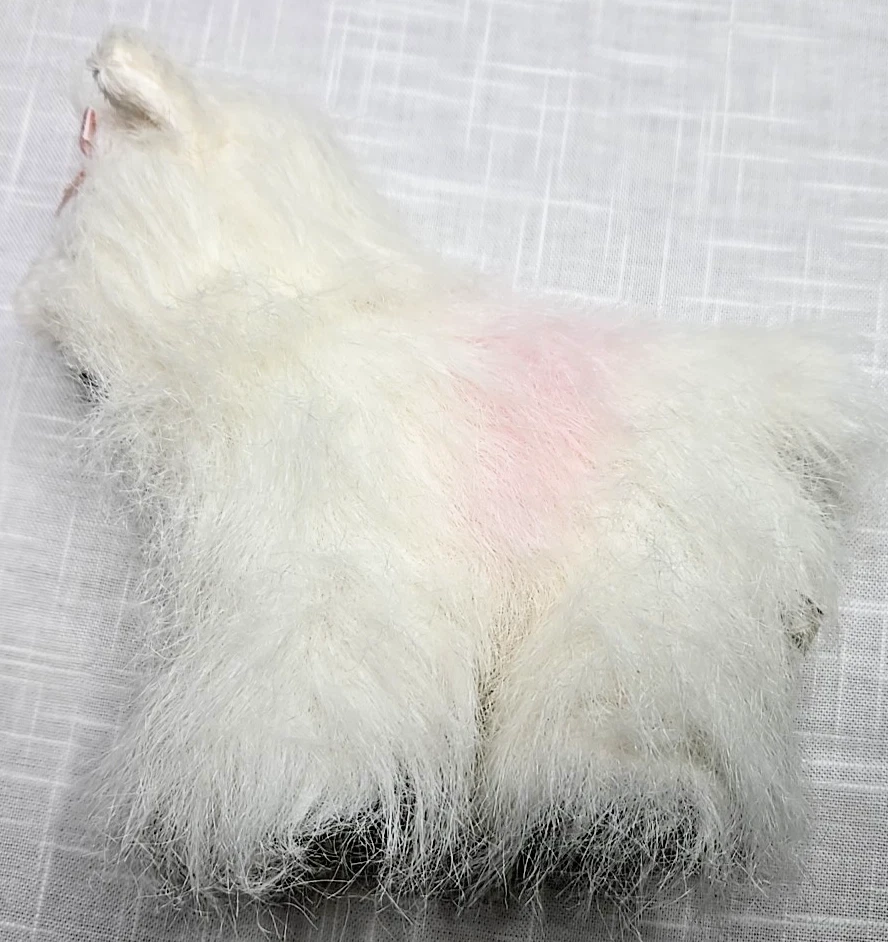 Ganz Webkinz Pink White Yorkie Dog Stuffed Animal Plush 7x9 - Image 3 of 4