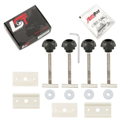 Flexboard Schienen Unterlage 70 mm Schrauben Set mit Fett für VW MULTIVAN 5 6