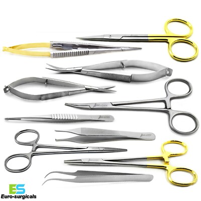 Kleines Student chirurgische Instrumente Pinzette Kit Mikrochirurgie medizinische Werkzeuge CE