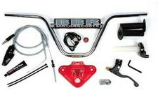 BBR handlebar & Triple clamp kit - red - Honda XR50 & CRF50 _510-HXR-5041