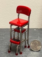 Dollhouse Miniature Metal Stool Kitchen H 1:12 inch scale F197 Dollys Gallery