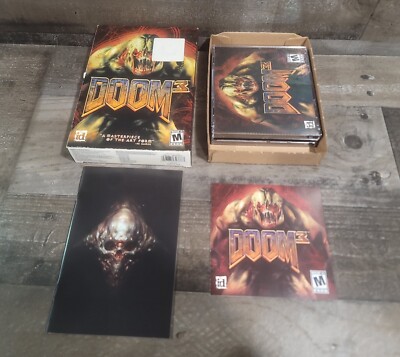   Doom 3 PC Game (2004) Complete with Box, Manual, Keyboard Reference, CD Key