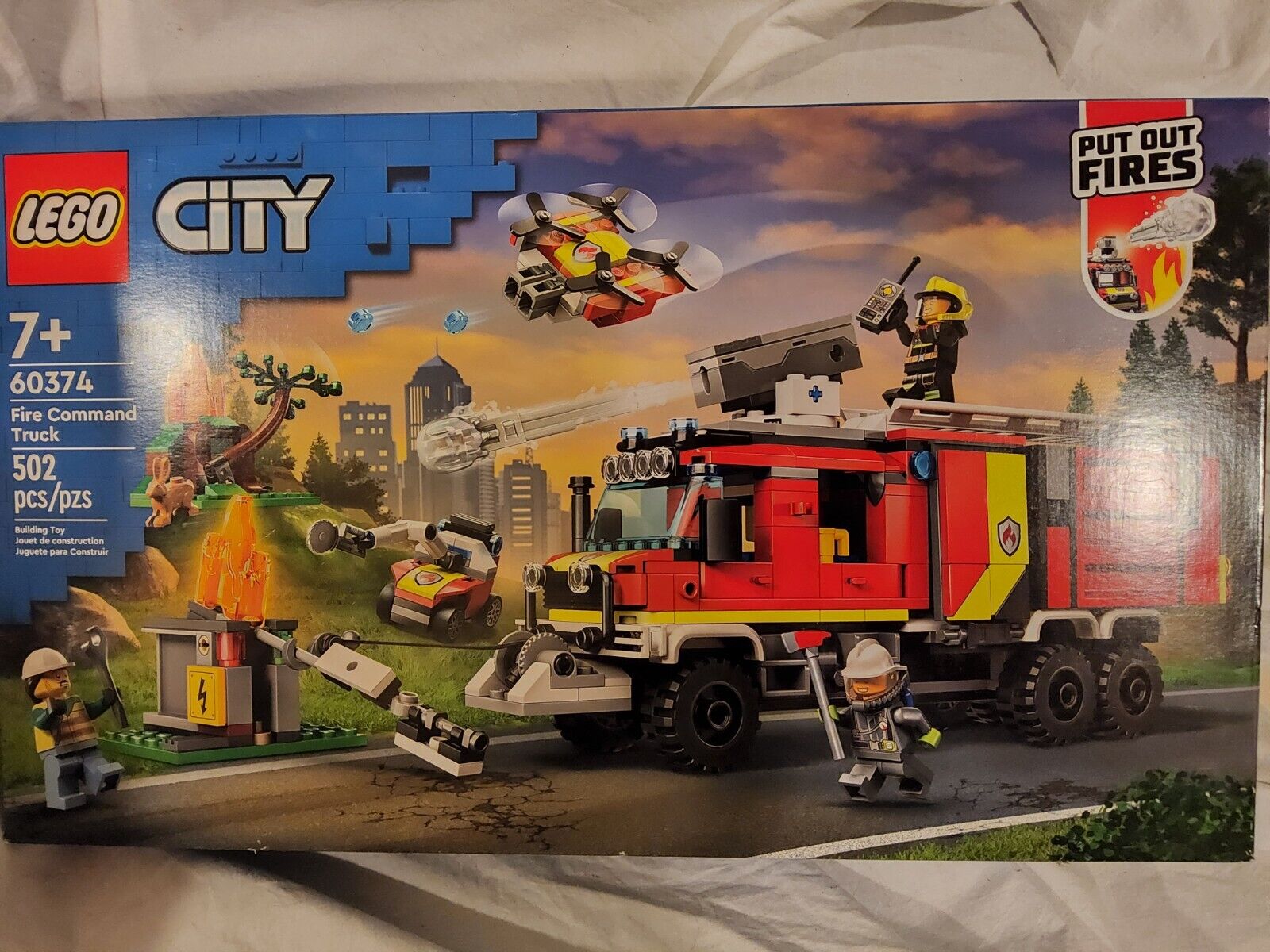 LEGO CITY SET #60374 FIRE COMMAND TRUCK, FACTORY SEALED & NEW