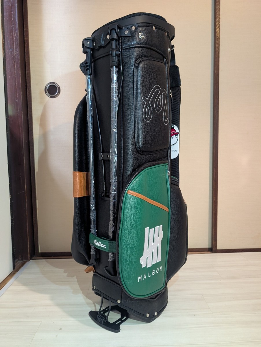 Malbon Golf Caddy Bag Green Black Includes 2 hood covers | eBay