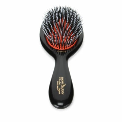 Mason Pearson Junior Bristle Nylon Hairbrush BN2 Dark Ruby w