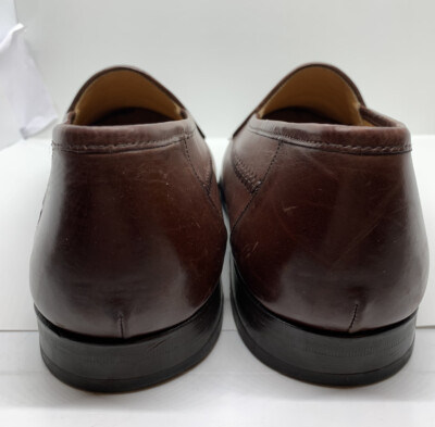 Avventura Crocodile Loafers Patchwork Leather Brown Mens 10  display picture 3