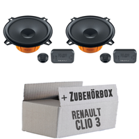 Renault Clio 3 Front Heck - Hertz 13Cm Lautsprecher TüR Vorne Hinten - Einbauset