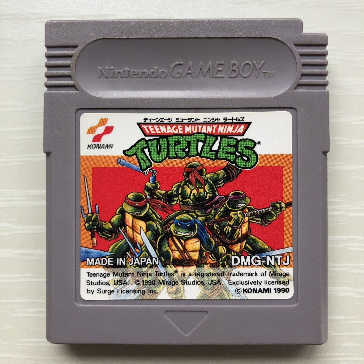 Gameboy Teenage Mutant Ninja Turtles 1 2 3 set of 3 GB Japan