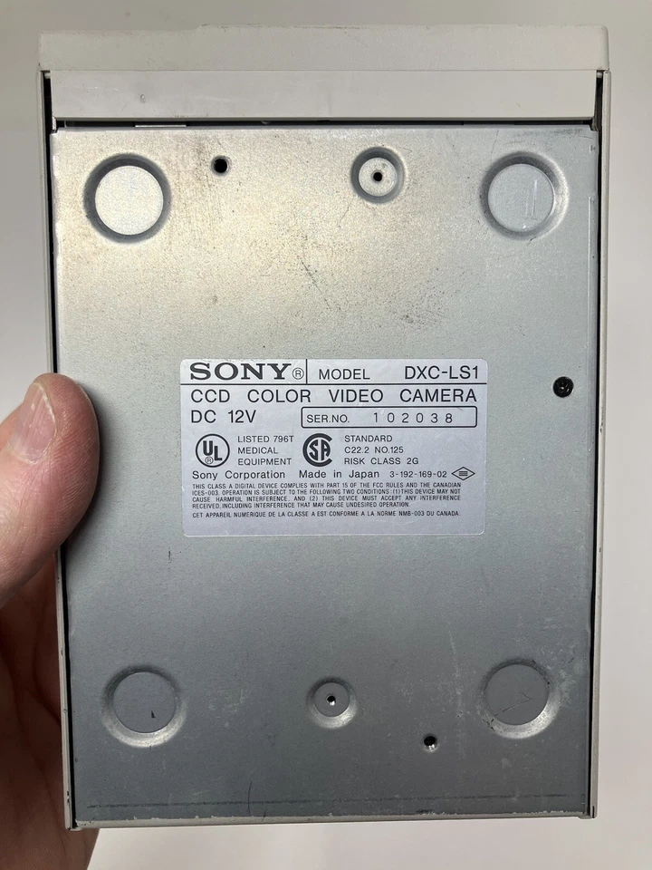 Sony DXC-LS1 CCD Color Video Camera DC 12V Control Unit - Image 2 of 4