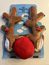 Reindeer Deluxe Christmas Car Character Kit with Mistletoe & Bulbs New Large