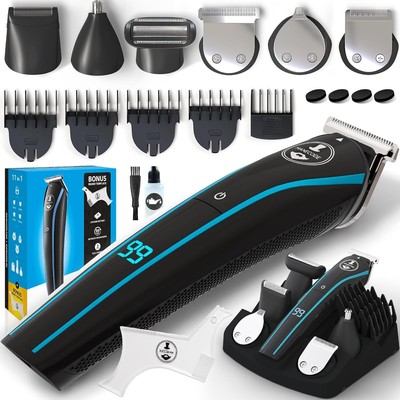 Wahl USA Stainless Steel Lithium Ion 2.0+ Beard Trimmer for Men, Electric Shaver