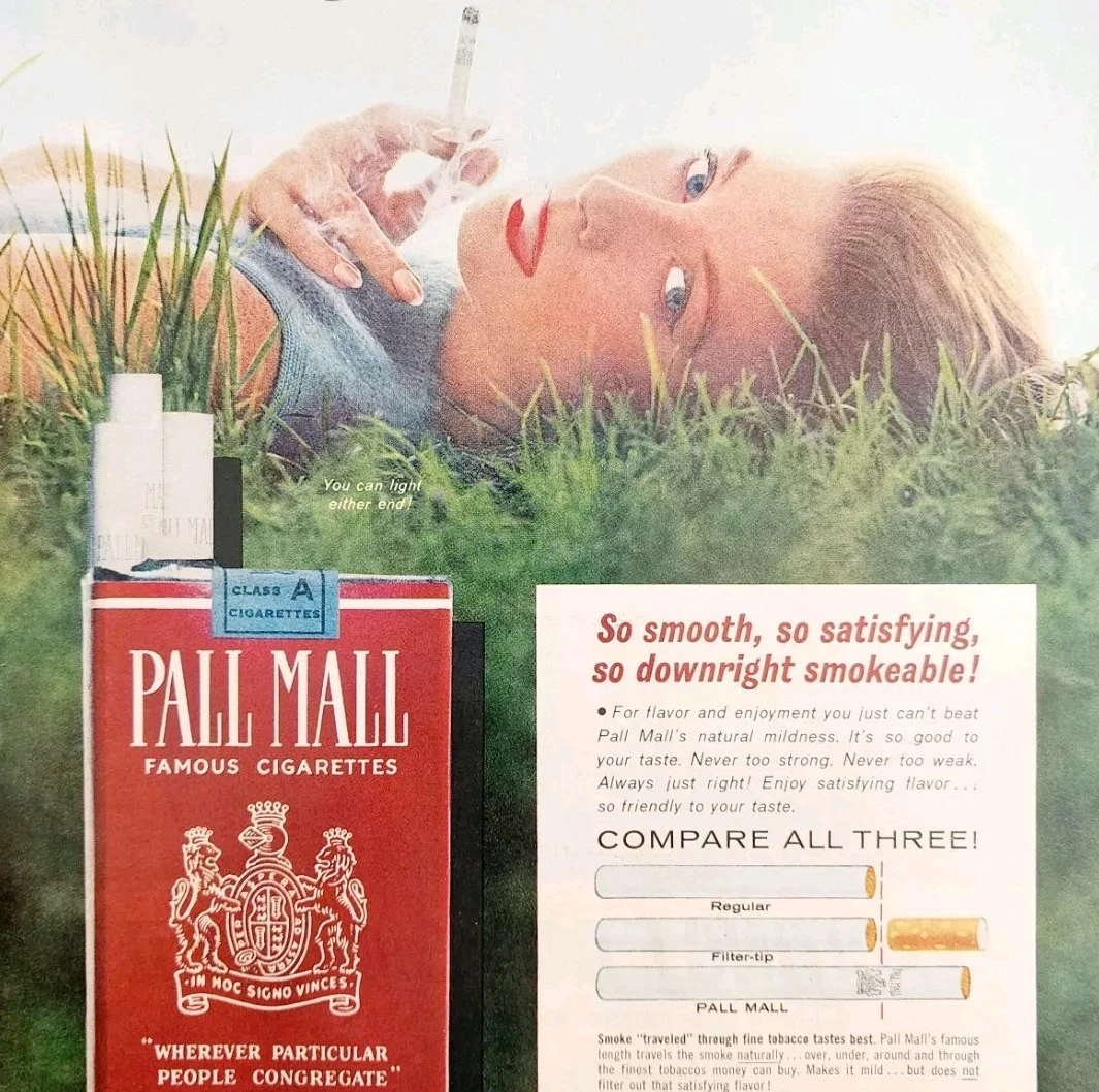 Pall Mall Collectible Tobacco Cigarettes for sale