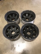 Vintage Spoke Wheels Jackman Style Wagon Rims 16.5 X 9.75 4x4 Jeep Cj Chevy Rims