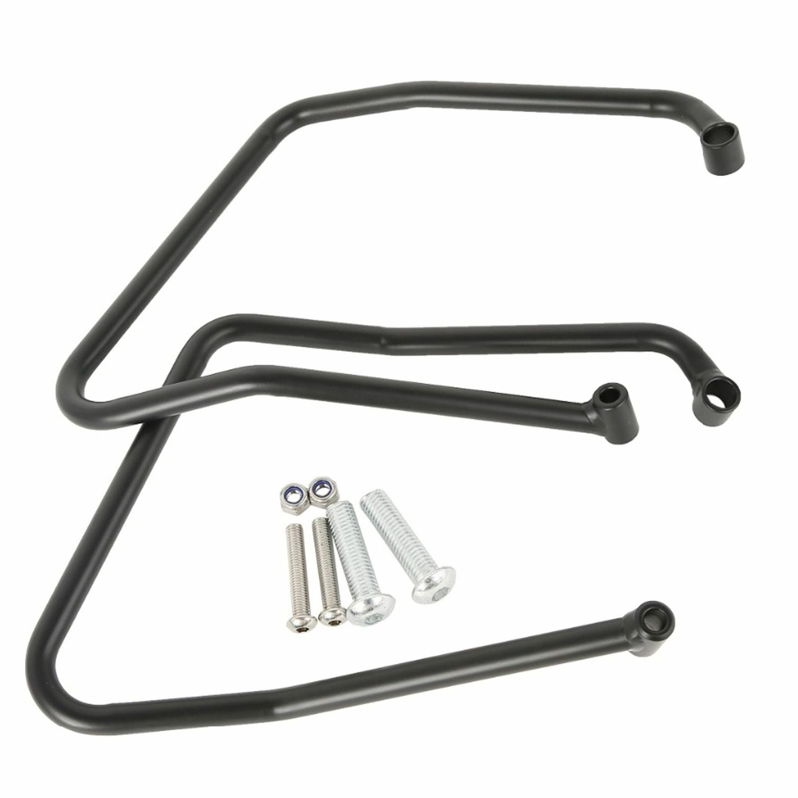 Black Saddlebag Support Bracket for Harley-Davidson XL1200N 08-12