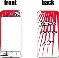 I-phone Sticker Kit By Fast Times (white) Lines Series I-phone Sticker Kit By Fast Times (white) Lines Series