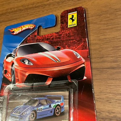 Hot Wheels Ferrari Racer F40 Blue New old stock Unopened | eBay