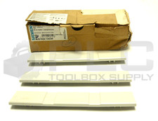 NEW LOT OF 3 SIEMENS 8US1922-1AC00 END COVER/COVER PLATE
