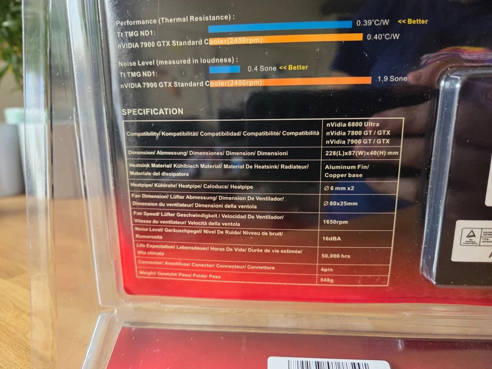 Thermaltake TMG ND1 VGA Cooler Geforce 6800 Ultra 7800 GT GTX 7900 GT GTX - Image 4 of 4