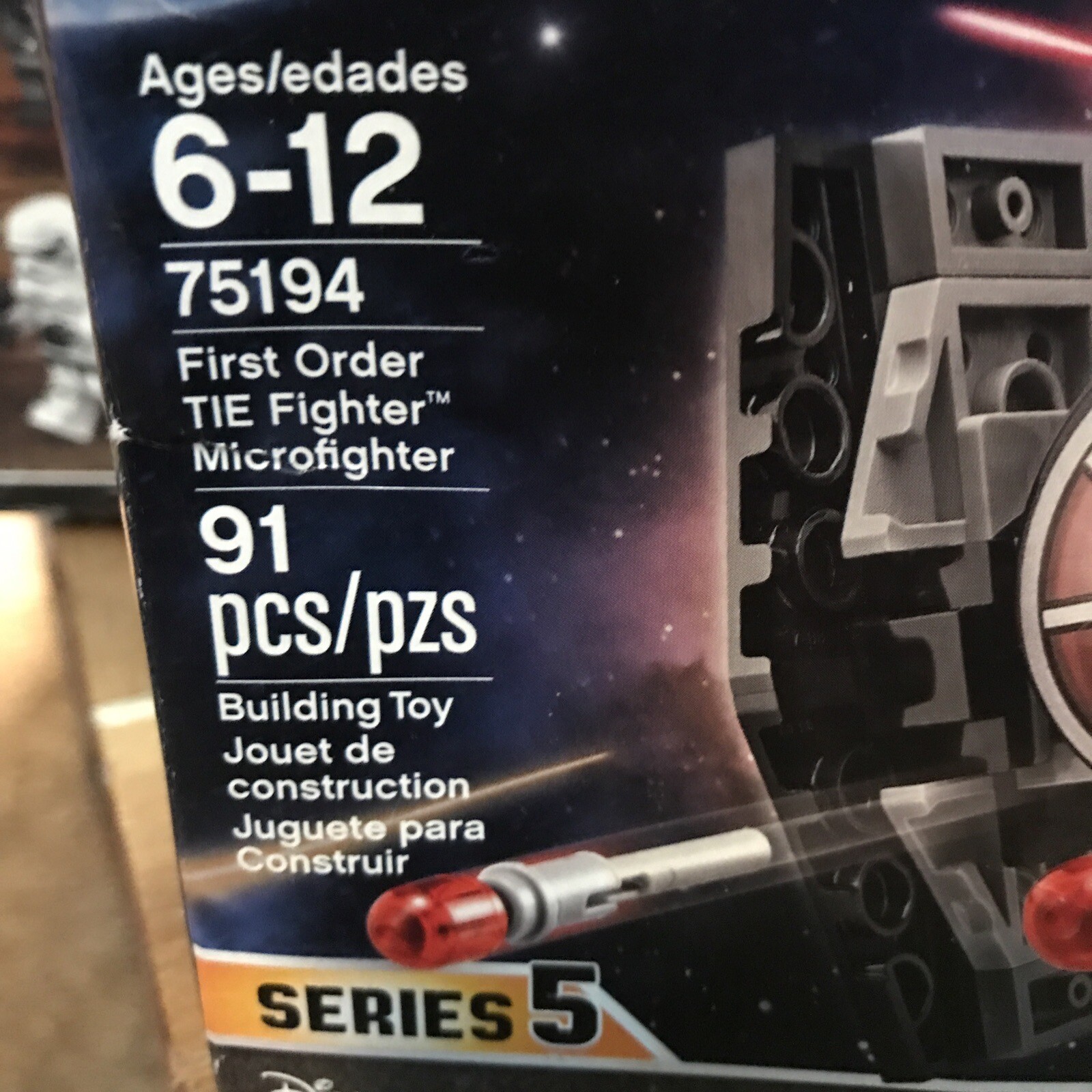 LEGO Star Wars First Order TIE Fighter Microfighter 75194 -Sealed