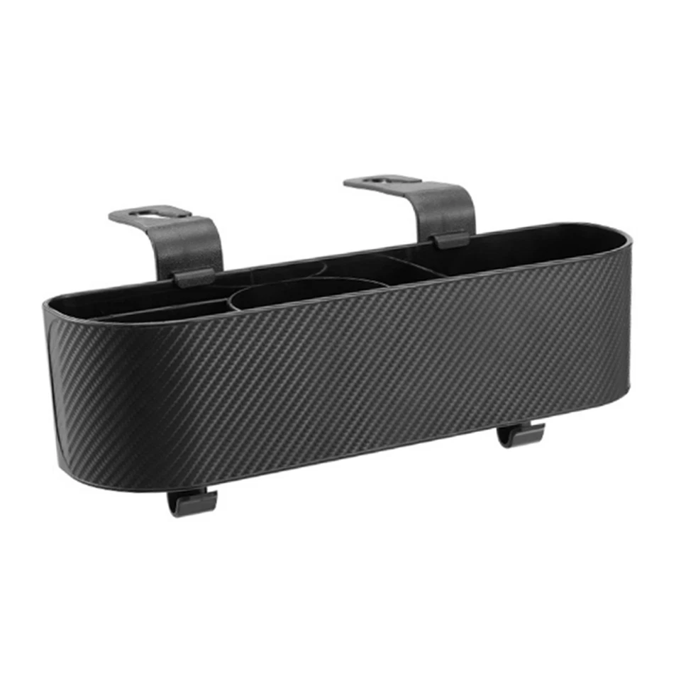 Organizador de respaldo de asiento de coche caja de almacenamiento organizador de bolsillo taza soporte para teléfono accesorio Foto 2 de 4