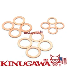 COPPER CRUSH WASHERS Kit for Mitsubishi TF035 TD04 TD05 TD06 / 12 PACK OIL Water