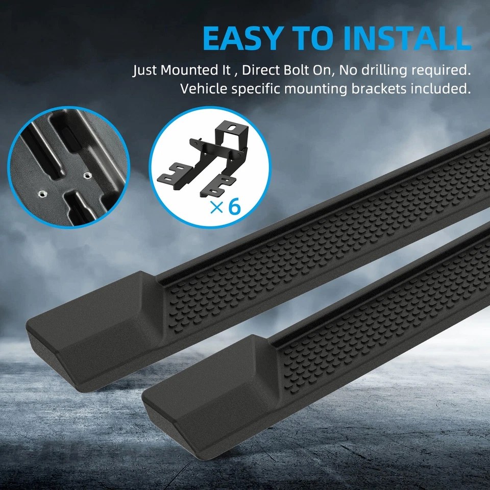 estriberas para Jeep Wrangler JK 2007-2018 4 puertas estilo fábrica peldaños laterales  Foto 2 de 4