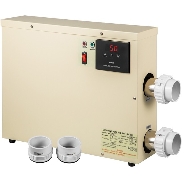 VEVOR Electric Pool Tube Water Heater for sale online | eBay