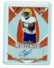 2020 LEAF METAL ROOKIE #MR-CEH CHIEFS CLYDE EDWARDS-HELAIRE ORANGE AUTO RC 2/5