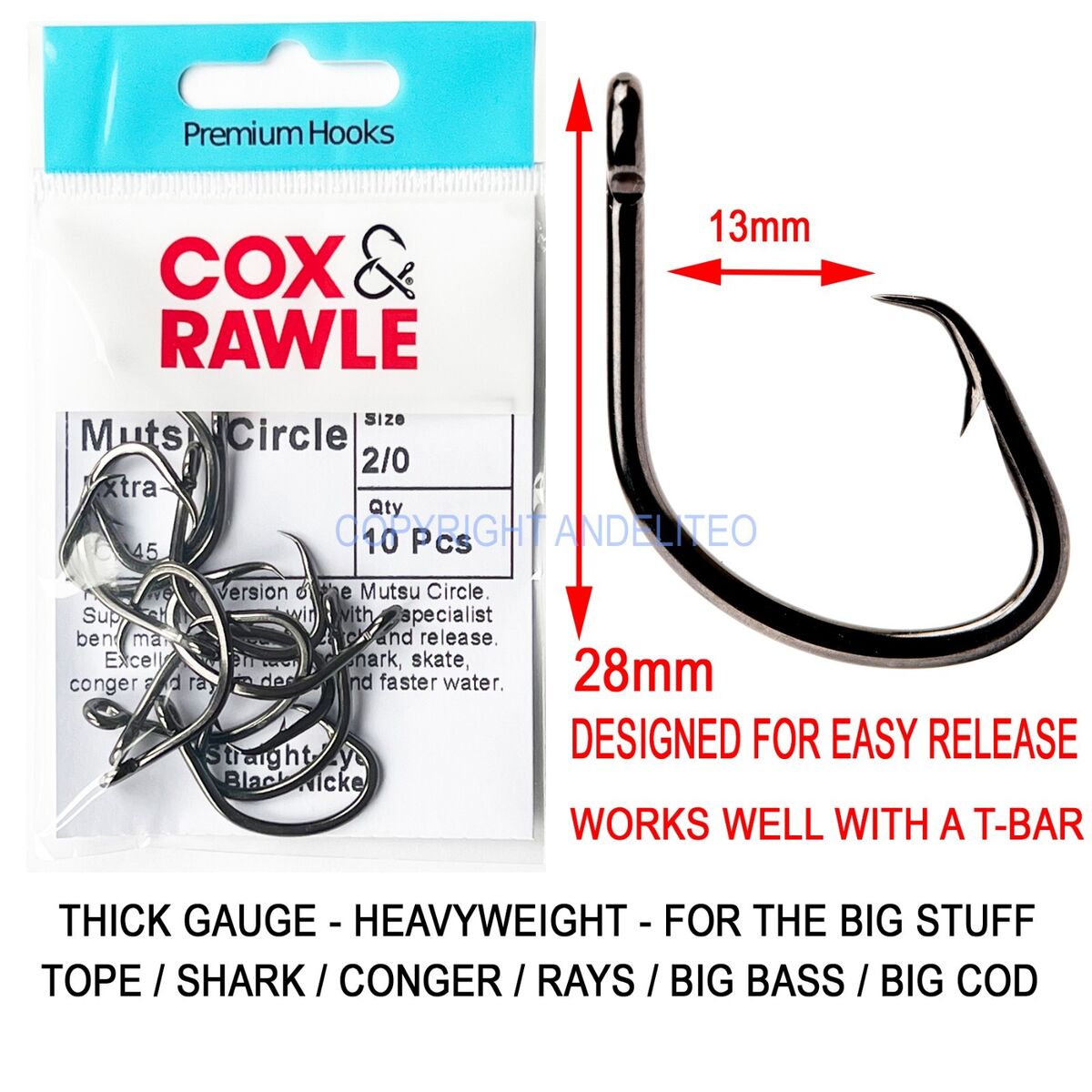Cox & Rawle Mutsu Circle Extra Hooks