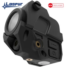 Laspur Compact RED Laser Sight Flashlight Light Combo, Magnetic Touch Recharge