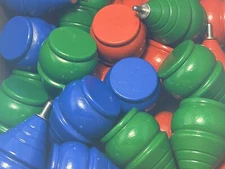 42 Spinning Wood Top Toys Made In USA