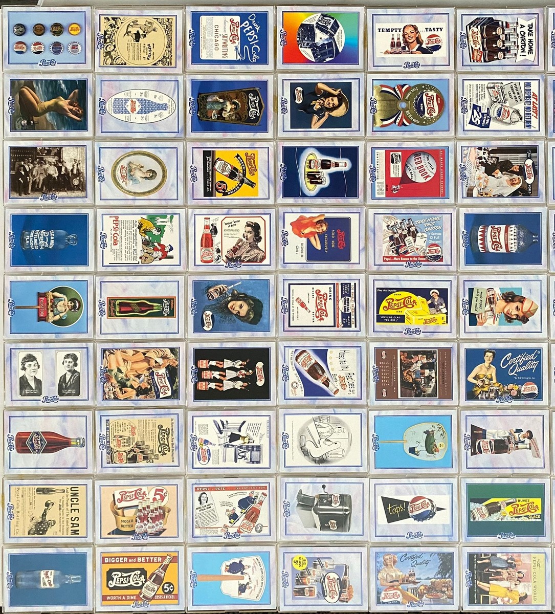 1995 Pepsi-Cola: Series 2 Complete Trading Card Set 100 Cards Dart