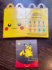 McDonalds 2021 Pokemon 25th Anniversary Happy Meal Box Pikachu 1