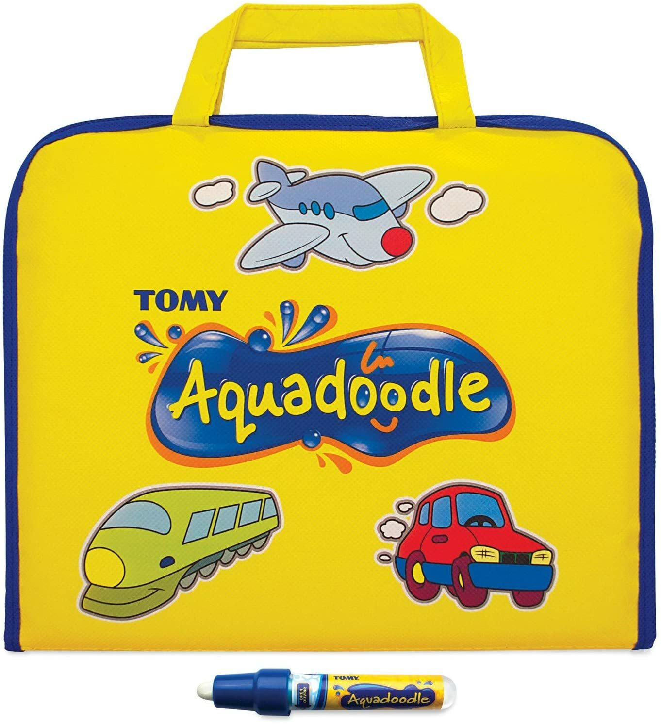 Cahier aquadoodle couleurs pour voyage : valisette dessin eau sans tache en vacances