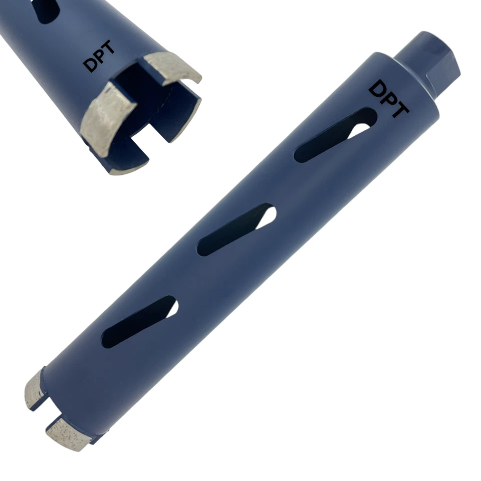 DPT 2" Dry Diamond Core Drill Bit for Concrete Asphalt Stone 11" Length 5/8" Arbor