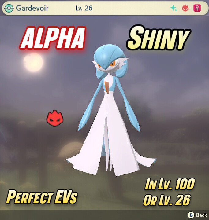 Shiny Gardevoir alpha best Stats // Pokemon Legends: -  Israel