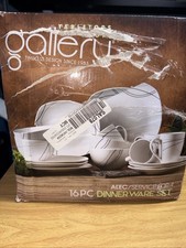 Tabletops Gallery Alec Square 16 Piece Dinner...