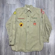 Vintage Original Boy Scouts BSA Explorer Uniform Shirt Troop 16 Minneapolis MN