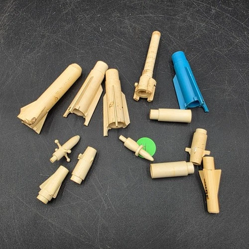 Vintage Lot of 5 Marx Rocket/Missile Cape Canaveral Playset Pieces 4