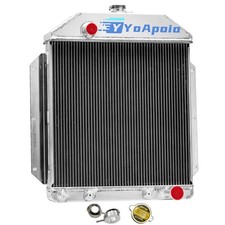 3 Row Aluminum Radiator 1949-1953 Ford Country Squire Sedan Chevy V8 Engine 3 Row Aluminum Radiator 1949-1953 Ford Country Squire Sedan Chevy V8 Engine